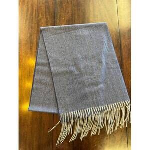 NEW SAGE & CLARE unisex premium cashmere scarf in denim
